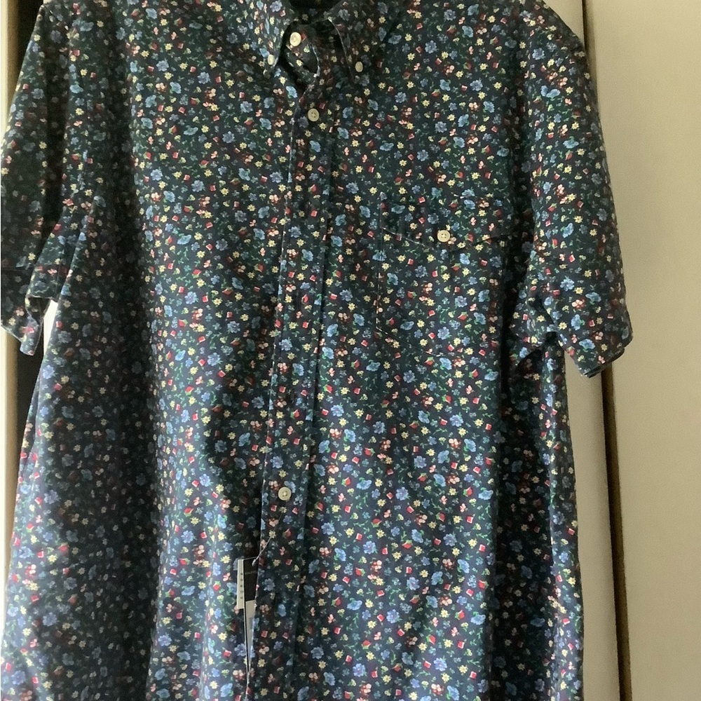 Ralph Lauren Blue Casual Button Down Shirt-Brand New!